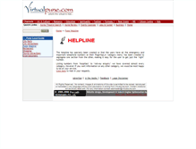 Tablet Screenshot of helpline.virtualpune.com