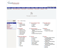 Tablet Screenshot of health.virtualpune.com